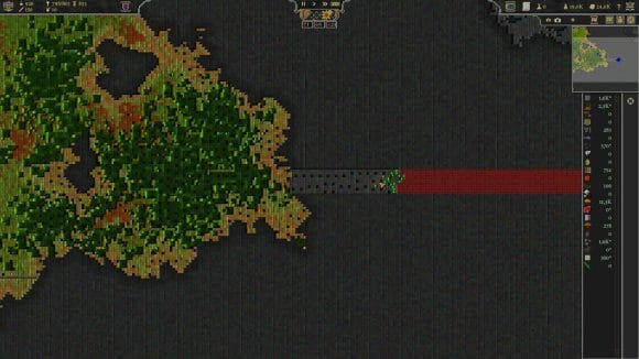 Mining into the mountain